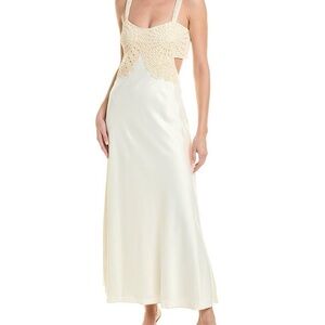 New with tags - Johnathan Simkhai Roberta natural crochet dress - size 4